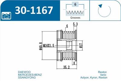 IJS Group 30-1167 EAN: 8435398515874.