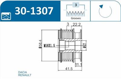 IJS Group 30-1307 EAN: 8435398524555.