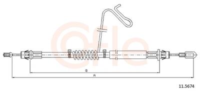 COFLE 92.11.5674 Číslo výrobce: 11.5674.