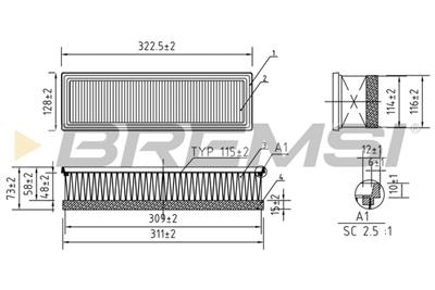 BREMSI FA0113 Číslo výrobce: AA0113. EAN: 8050141074615.