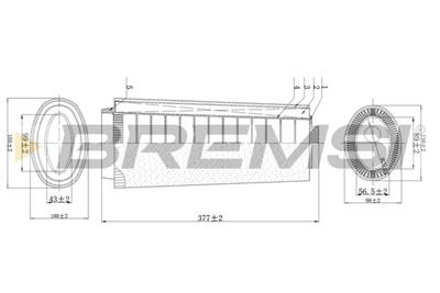 BREMSI FA0124 Číslo výrobce: AA0124. EAN: 8050141074714.