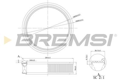 BREMSI FA0126 Číslo výrobce: AA0126. EAN: 8050141074738.