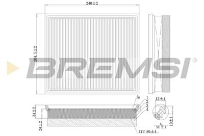 BREMSI FA0213 Číslo výrobce: AA0213. EAN: 8050141074899.