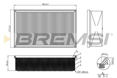 BREMSI FA0214 Číslo výrobce: AA0214. EAN: 8050141074905.