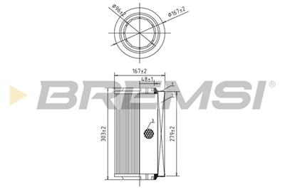 BREMSI FA0545 Číslo výrobce: AA0545. EAN: 8050141075179.
