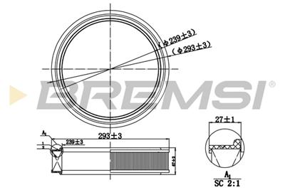 BREMSI FA0564 Číslo výrobce: AA0564. EAN: 8050141075360.
