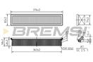 BREMSI FA0572