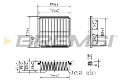 BREMSI FA1034 Číslo výrobce: AA1034. EAN: 8050141076428.