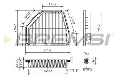 BREMSI FA1038 Číslo výrobce: AA1038. EAN: 8050141076466.