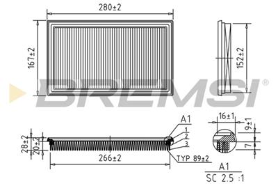 BREMSI FA1062 Číslo výrobce: AA1062. EAN: 8050141076701.