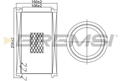 BREMSI FA1068 Číslo výrobce: AA1068. EAN: 8050141076763.