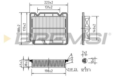 BREMSI FA1072 Číslo výrobce: AA1072. EAN: 8050141076800.