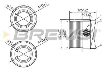 BREMSI FA1080 Číslo výrobce: AA1080. EAN: 8050141076886.