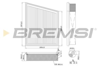 BREMSI FA1106 Číslo výrobce: AA1106. EAN: 8050141077142.