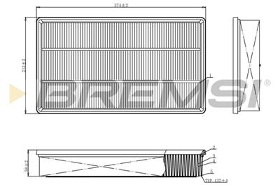 BREMSI FA1113 Číslo výrobce: AA1113. EAN: 8050141077210.
