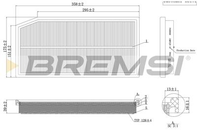 BREMSI FA1124 Číslo výrobce: AA1124. EAN: 8050141077326.
