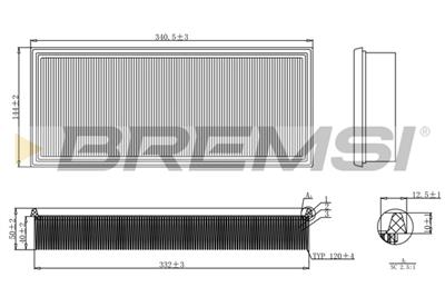 BREMSI FA1156 Číslo výrobce: AA1156. EAN: 8050141077647.