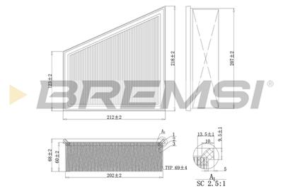 BREMSI FA1157 Číslo výrobce: AA1157. EAN: 8050141077654.