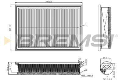 BREMSI FA1158 Číslo výrobce: AA1158. EAN: 8050141077661.