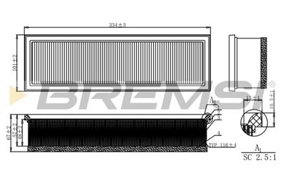 BREMSI FA1160 Číslo výrobce: AA1160. EAN: 8050141077685.