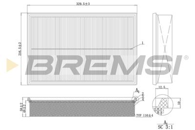 BREMSI FA1161 Číslo výrobce: AA1161. EAN: 8050141077692.