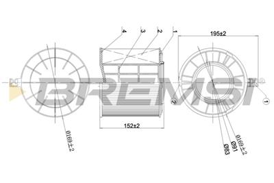 BREMSI FA1173 Číslo výrobce: AA1173. EAN: 8050141077814.