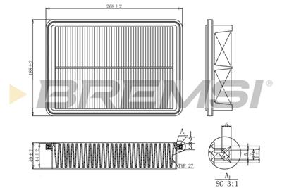 BREMSI FA1192 Číslo výrobce: AA1192. EAN: 8050141078002.