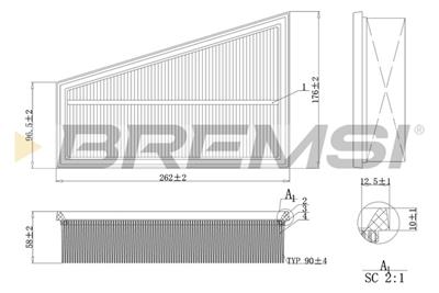 BREMSI FA1197 Číslo výrobce: AA1197. EAN: 8050141078057.