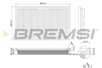 BREMSI FA1203 Číslo výrobce: AA1203. EAN: 8050141078118.