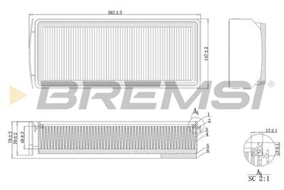 BREMSI FA1205 Číslo výrobce: AA1205. EAN: 8050141078132.