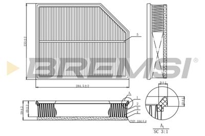 BREMSI FA1213 Číslo výrobce: AA1213. EAN: 8050141078217.