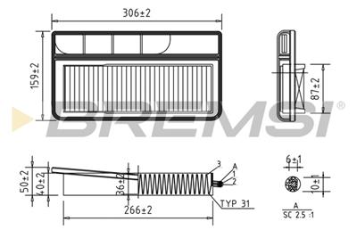 BREMSI FA1229 Číslo výrobce: AA1229. EAN: 8050141078378.