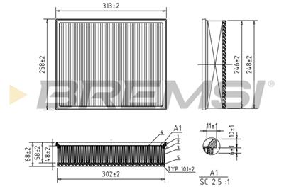 BREMSI FA1230 Číslo výrobce: AA1230. EAN: 8050141078385.