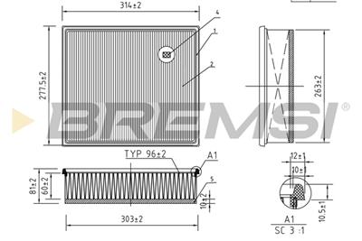 BREMSI FA1253 Číslo výrobce: AA1253. EAN: 8050141078613.