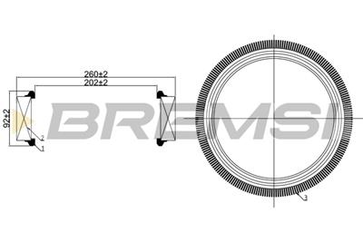 BREMSI FA1259 Číslo výrobce: AA1259. EAN: 8050141078675.