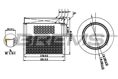 BREMSI FA1260 Číslo výrobce: AA1260. EAN: 8050141078682.