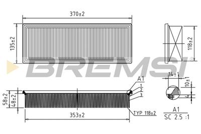 BREMSI FA1265 Číslo výrobce: AA1265. EAN: 8050141078736.