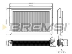 BREMSI FA2126