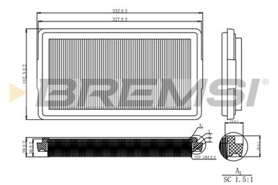 BREMSI FA2126 Číslo výrobce: AA2126. EAN: 8050141082337.