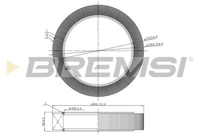 BREMSI FA2258 Číslo výrobce: AA2258. EAN: 8050141083617.