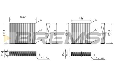 BREMSI FC0070 Číslo výrobce: AB0070. EAN: 8050141084379.