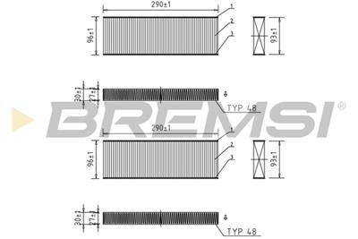 BREMSI FC0071 Číslo výrobce: AB0071. EAN: 8050141084386.