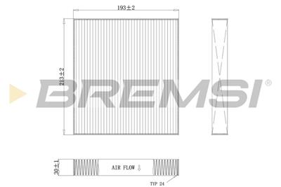 BREMSI FC0075C Číslo výrobce: AB0075C. EAN: 8050141084454.
