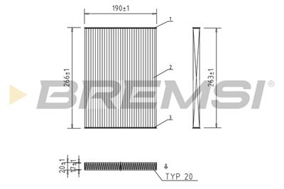 BREMSI FC0076C Číslo výrobce: AB0076C. EAN: 8050141084485.