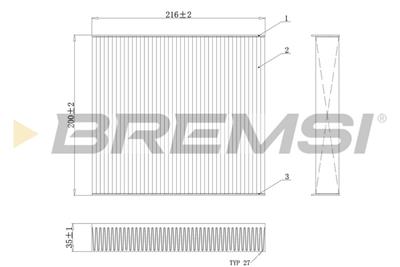 BREMSI FC0078C Číslo výrobce: AB0078C. EAN: 8050141084539.