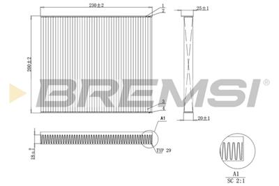BREMSI FC0079C Číslo výrobce: AB0079C. EAN: 8050141084560.