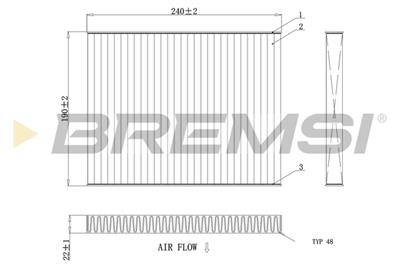 BREMSI FC0081 Číslo výrobce: AB0081. EAN: 8050141084577.
