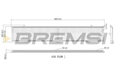 BREMSI FC0085A Číslo výrobce: AB0085A. EAN: 8050141084676.