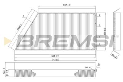 BREMSI FC0088C Číslo výrobce: AB0088C. EAN: 8050141084720.