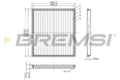 BREMSI FC0089A Číslo výrobce: AB0089A. EAN: 8050141084744.